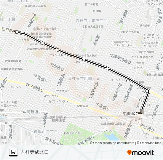 吉５１ Bus Line Map