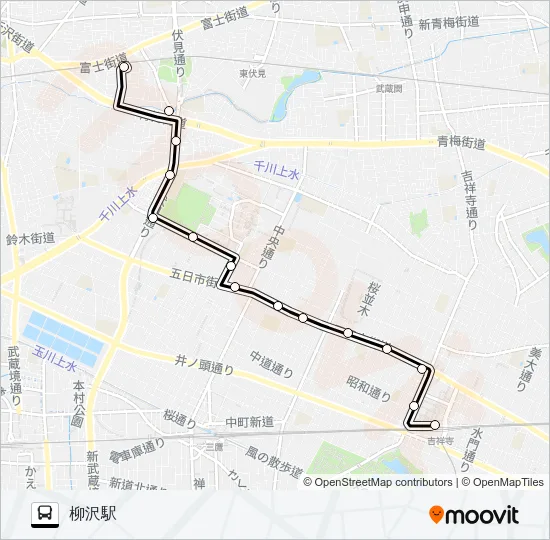 吉５３ Bus Line Map