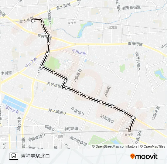 吉５３ Bus Line Map