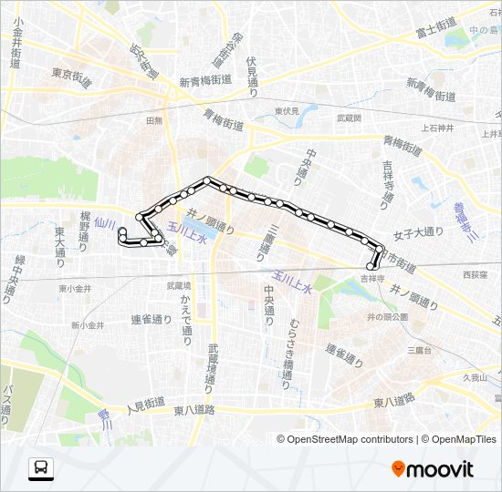 吉７２ Bus Line Map