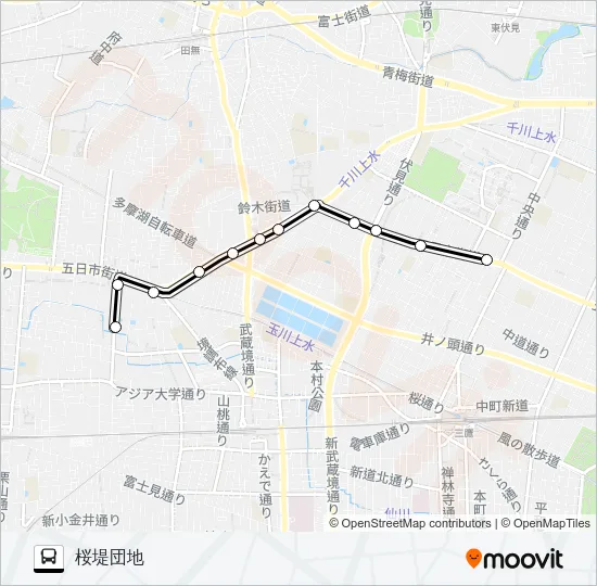 吉７２ Bus Line Map