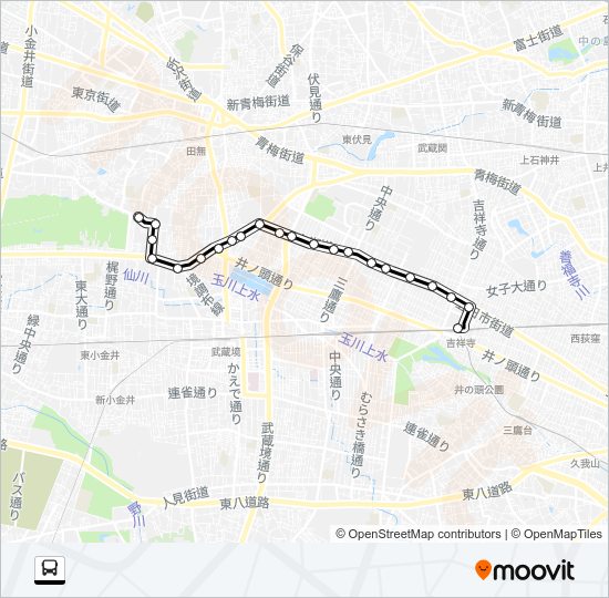 吉７３ Bus Line Map