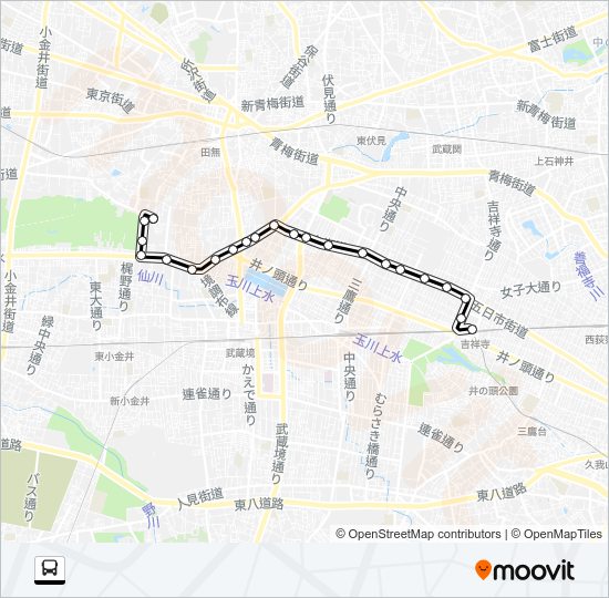 吉７３ Bus Line Map