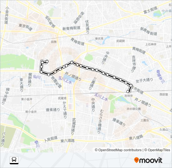吉７５ Bus Line Map