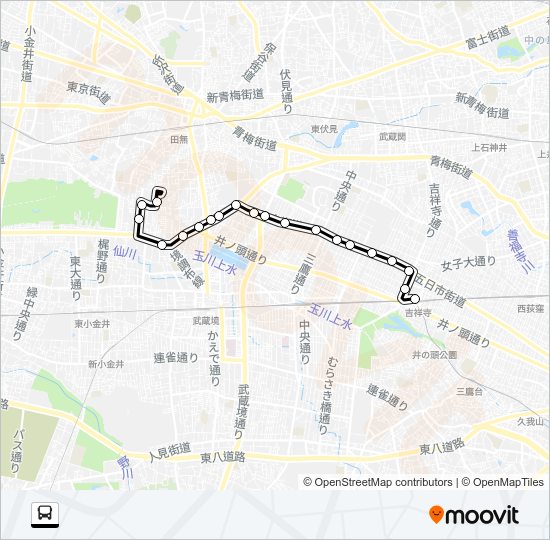 吉７５ Bus Line Map