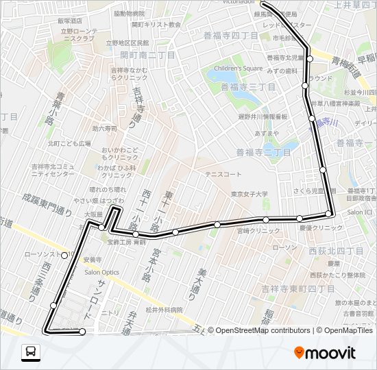 吉８０ Bus Line Map