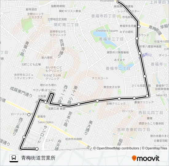 吉８０ Bus Line Map