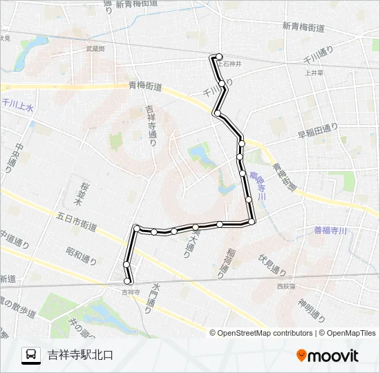 吉８１ バスの路線図