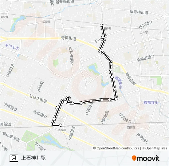 吉８１ バスの路線図
