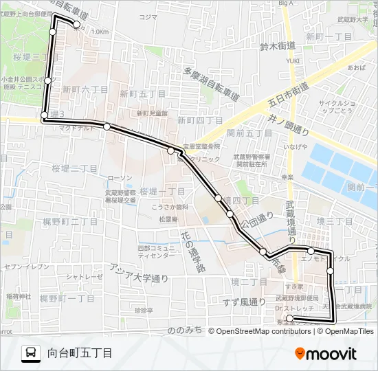 境１２ バスの路線図