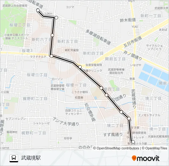 境１２ バスの路線図