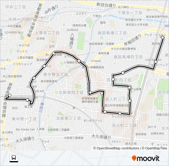 百０１ Bus Line Map