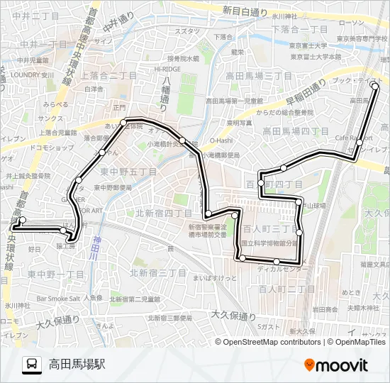 百０１ バスの路線図
