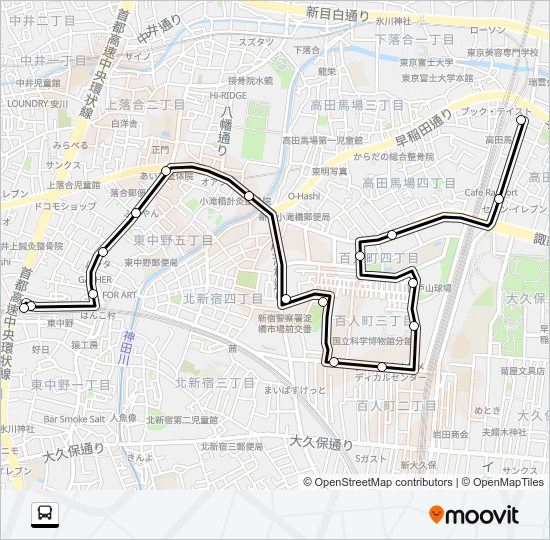 百０１ Bus Line Map
