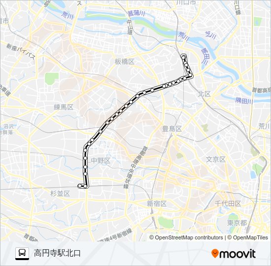 赤３１ Bus Line Map