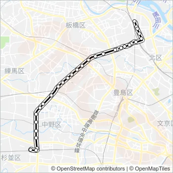 赤３１ Bus Line Map