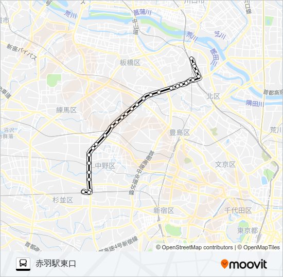 赤３１ Bus Line Map