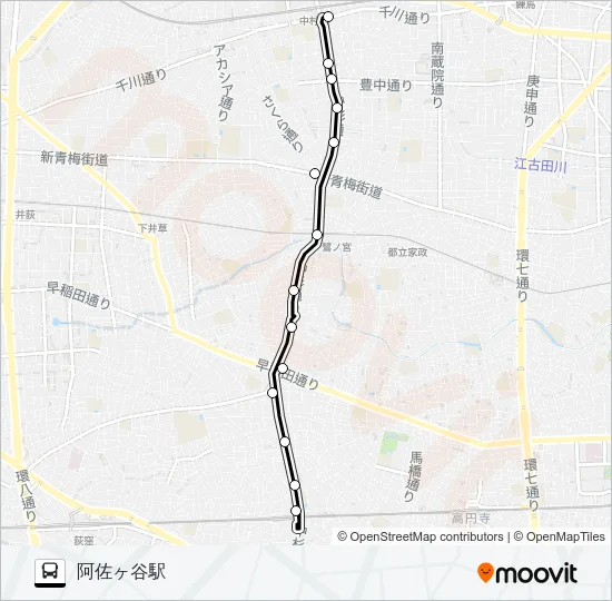 阿０１ Bus Line Map