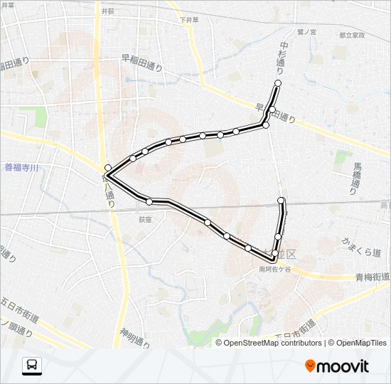 阿０２ Bus Line Map