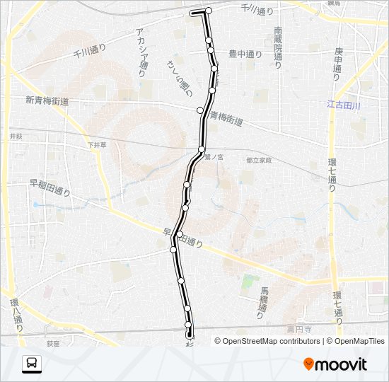 阿０３ Bus Line Map