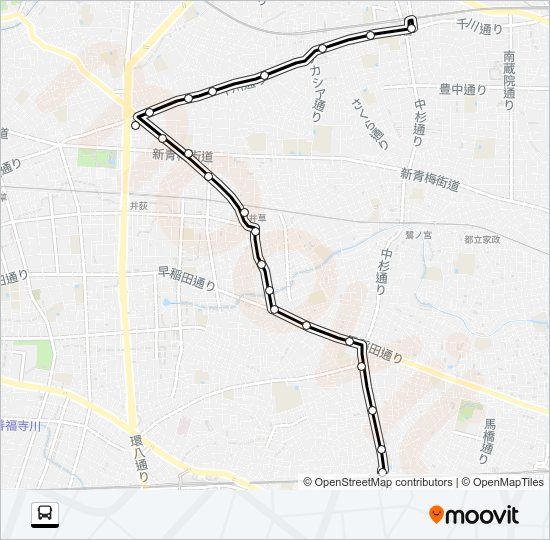 阿０３ Bus Line Map