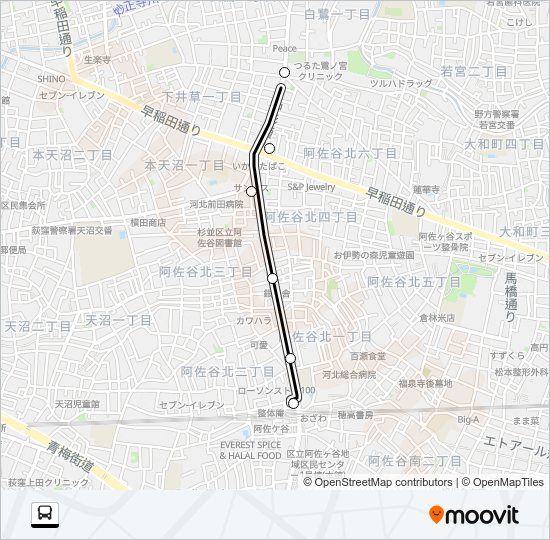 阿０４ Bus Line Map