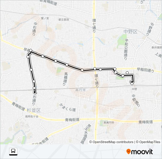 阿４５ Bus Line Map