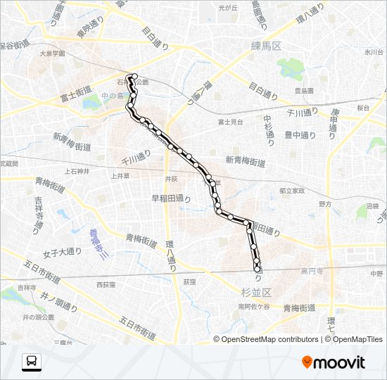 阿５０ Bus Line Map