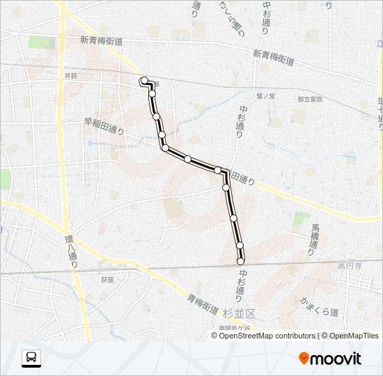 阿５１ Bus Line Map