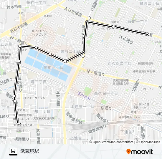 境１７−２ Bus Line Map