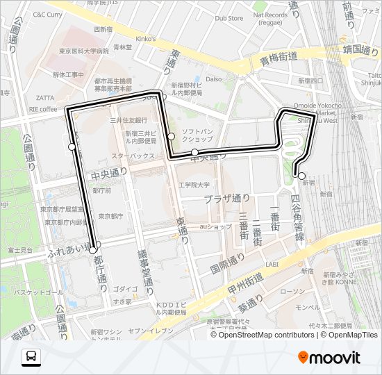 出庫 Bus Line Map