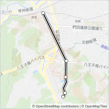 準急 Bus Line Map