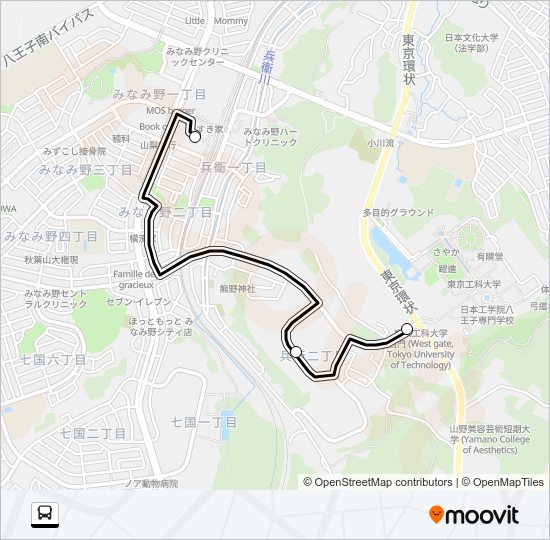 み０３ Bus Line Map