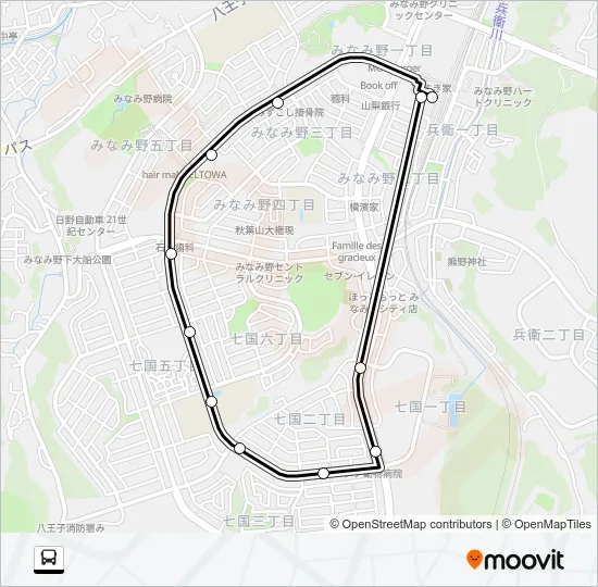 み０４ Bus Line Map