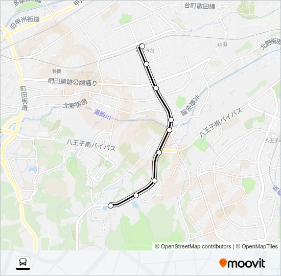 め０５ Bus Line Map
