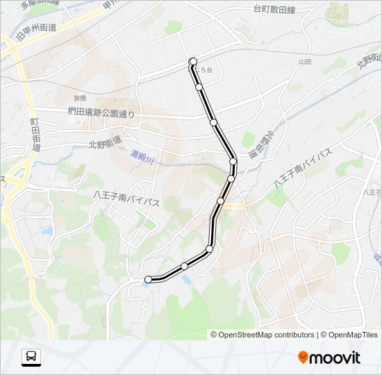 め０５ Bus Line Map