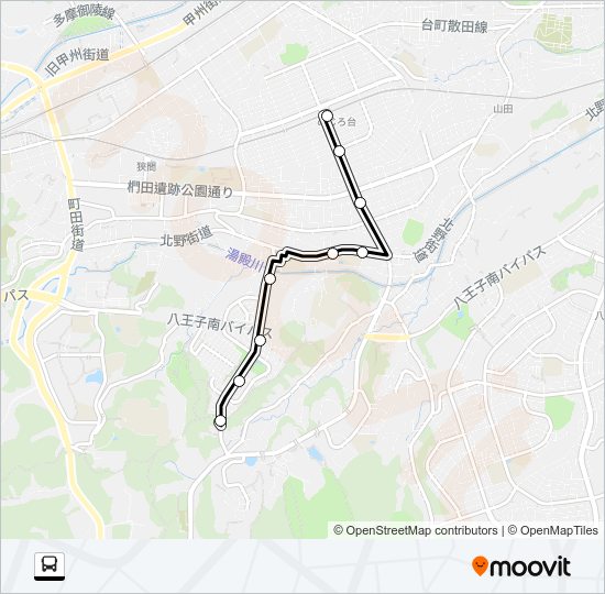 め８３ Bus Line Map