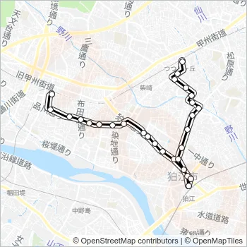 丘３１ Bus Line Map