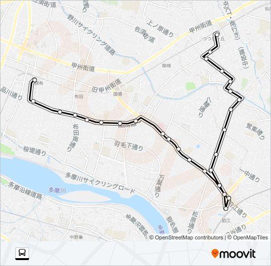 丘３１ Bus Line Map