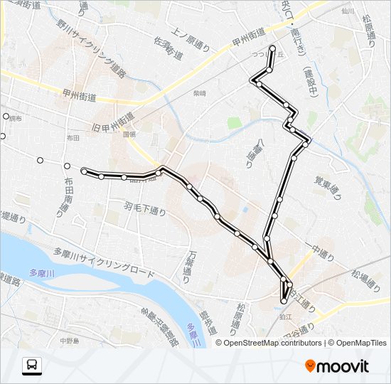 丘３１ Bus Line Map