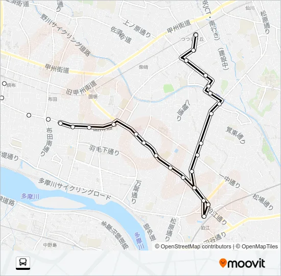 丘３１ バスの路線図
