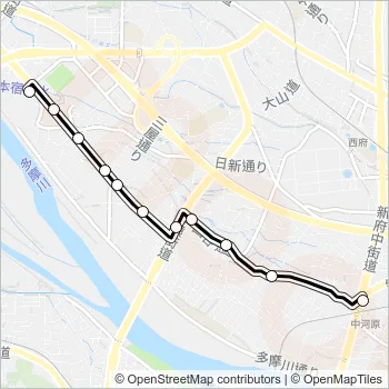 中０２ Bus Line Map