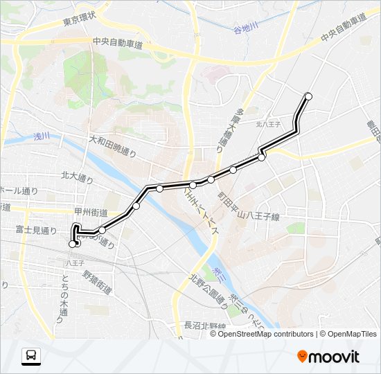 八５９ Bus Line Map