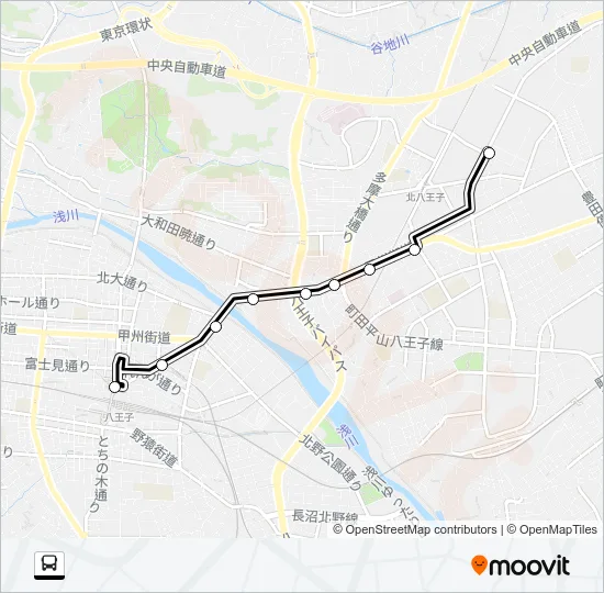 八５９ Bus Line Map