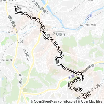 八６１ Bus Line Map