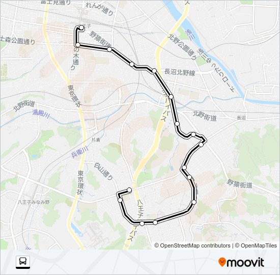 八６５ Bus Line Map
