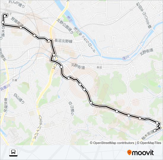 八６６ Bus Line Map