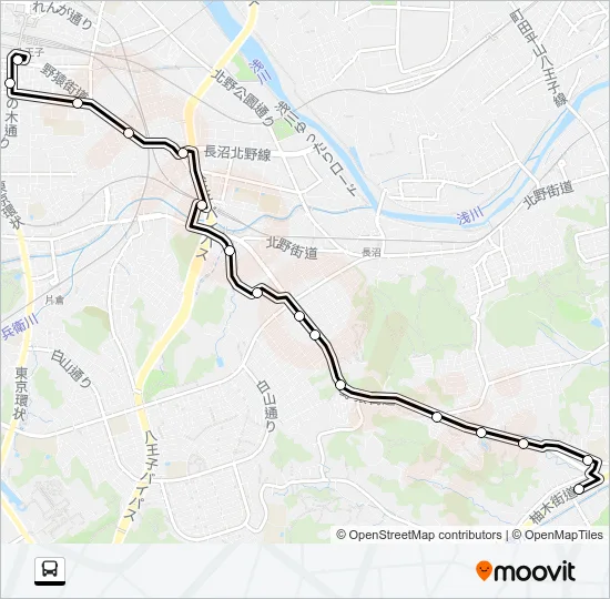 八６６ バスの路線図