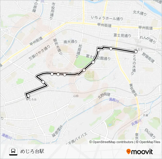 八６７ Bus Line Map