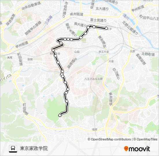 八６７ Bus Line Map